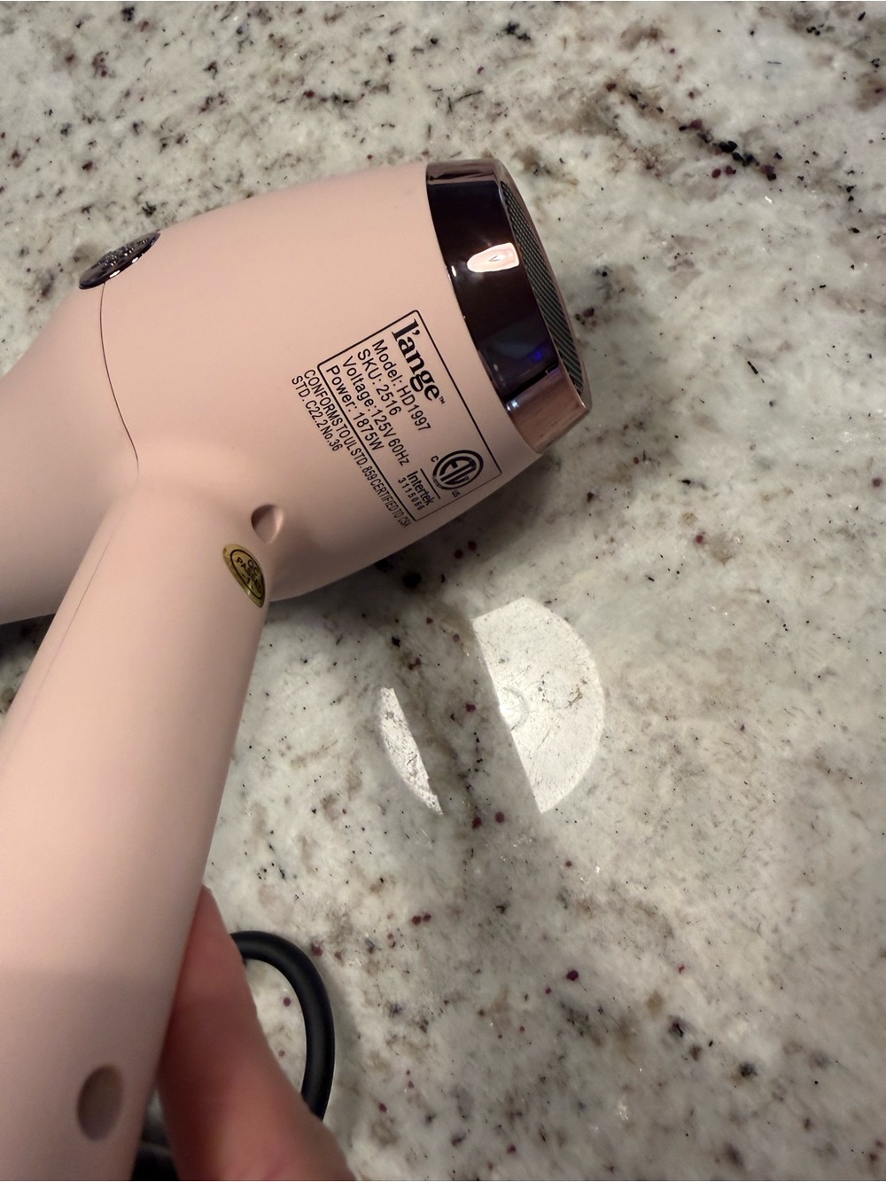 Lange Blush Pink Hair Dryer new - Picture 2 of 5